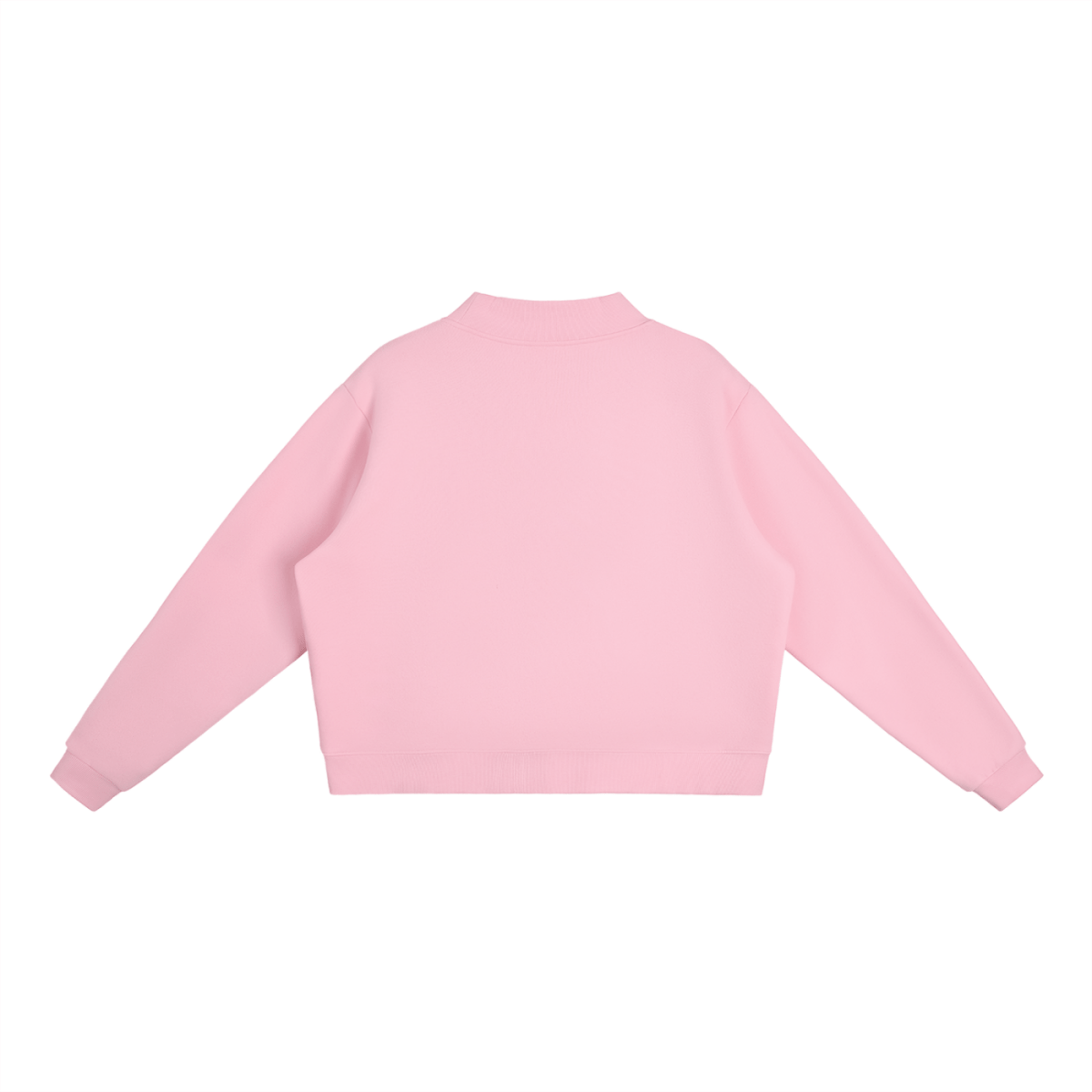 Essential Fleece Mid-Neck Crew Sweatshirt