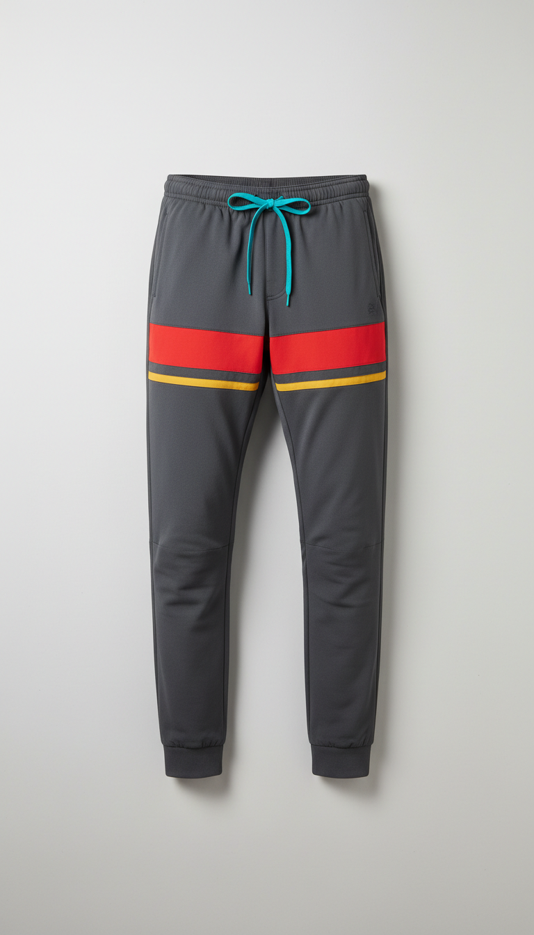 Tapered Jogger Pants With Stretch Panels