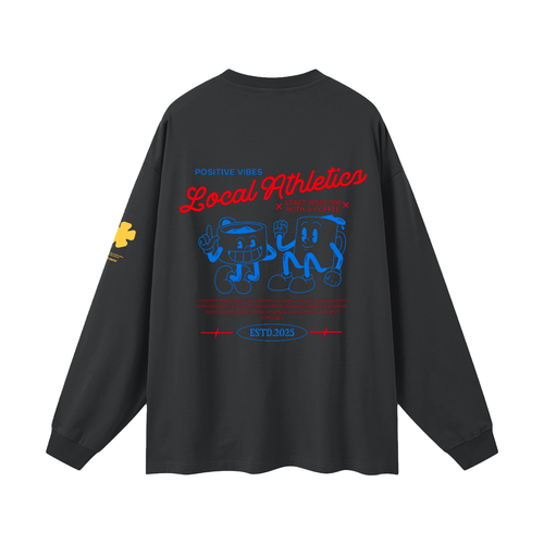 Oversized Unisex Long Sleeve T-Shirt