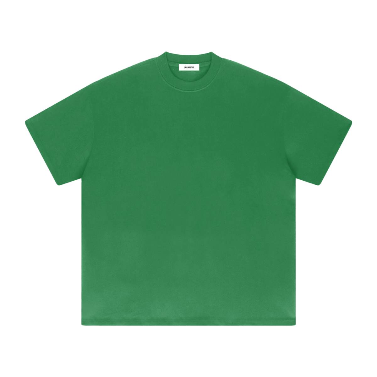 Fruit Green Heavyweight Drop Shoulder T-Shirt 'Jordan' - front view