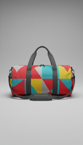 Oversized Graphic Logo Duffel Bag