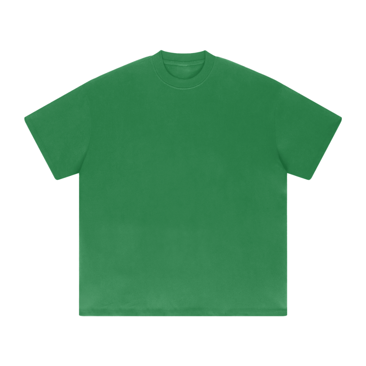 Green Heavyweight Drop Shoulder T-Shirt 'Jordan' - back view