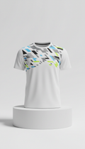Ice White graphic performance tee