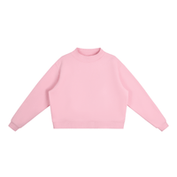 Essential Fleece Mid-Neck Crew Sweatshirt