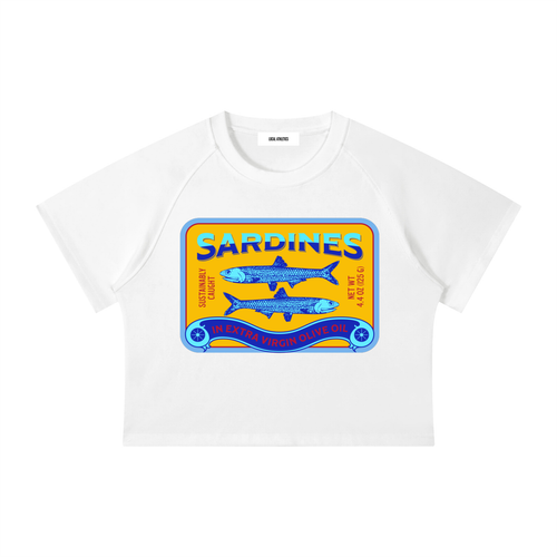Women's Mineral Wash Raglan Crop T-Shirt