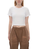 Fitted Crop Cotton T-Shirt 'Kirsty'