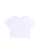 Fitted Crop Cotton T-Shirt 'Kirsty'