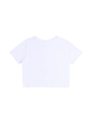Fitted Crop Cotton T-Shirt 'Kirsty'
