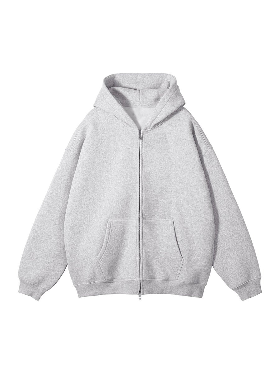 Fleece Zip-Through Hoodie 'Guy'