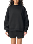 Essential Fleece Mid-Neck Crew Sweatshirt