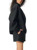 Essential Fleece Mid-Neck Crew Sweatshirt