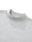 Essential Fleece Mid-Neck Crew Sweatshirt