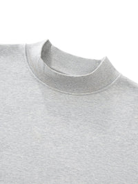 Essential Fleece Mid-Neck Crew Sweatshirt