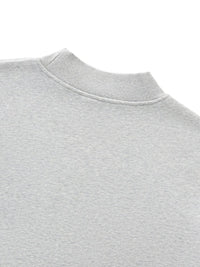 Essential Fleece Mid-Neck Crew Sweatshirt
